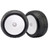 Wheels & Tires, 2.2", White Dished, 1/16