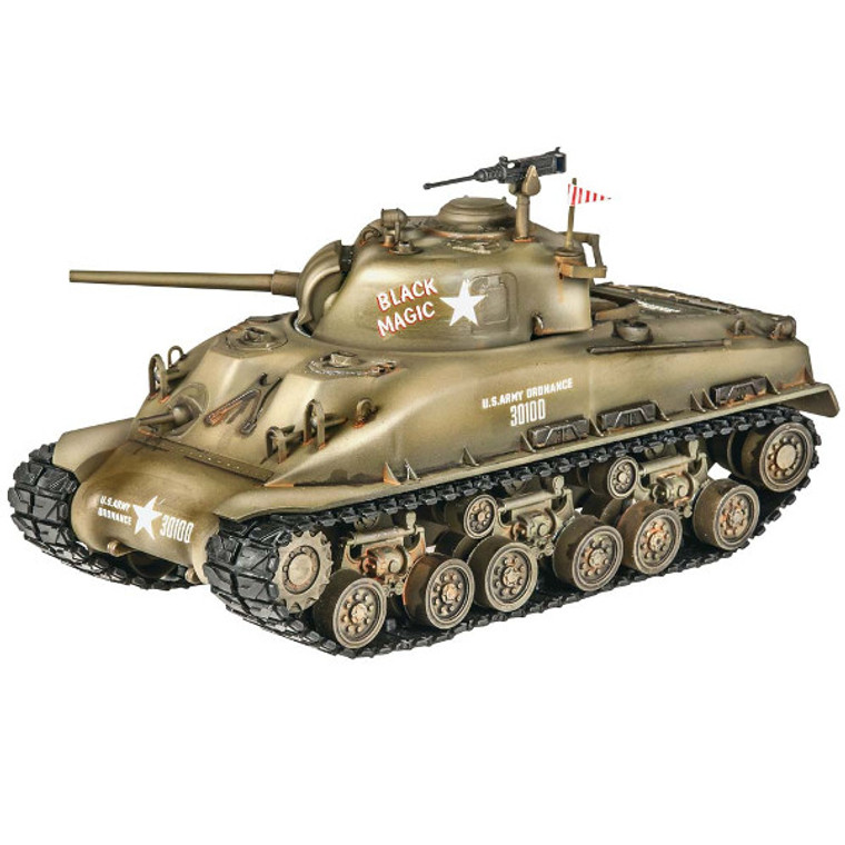 1/35 M4 Sherman Tank plastic model kit.  Requires plastic model cement to complete.