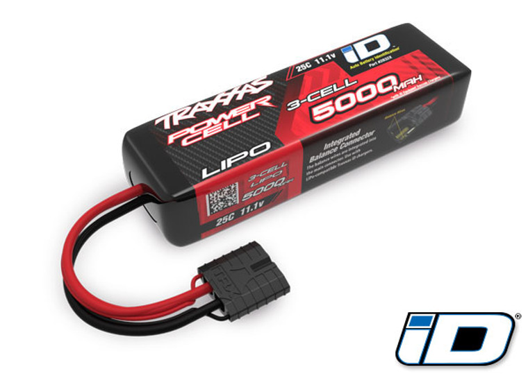 3S 5000mAh 25C LiPo: ID (Short)