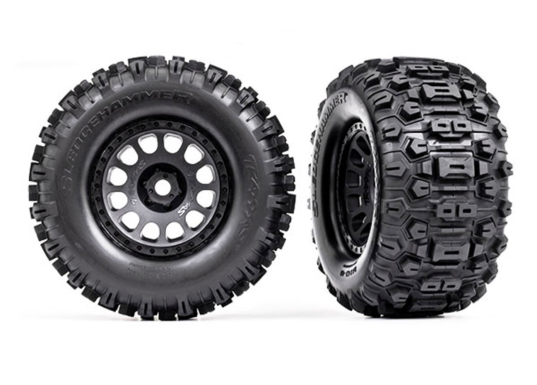 8.4" Wheels & Tires, Sledgehammer: X-MAXX, XRT