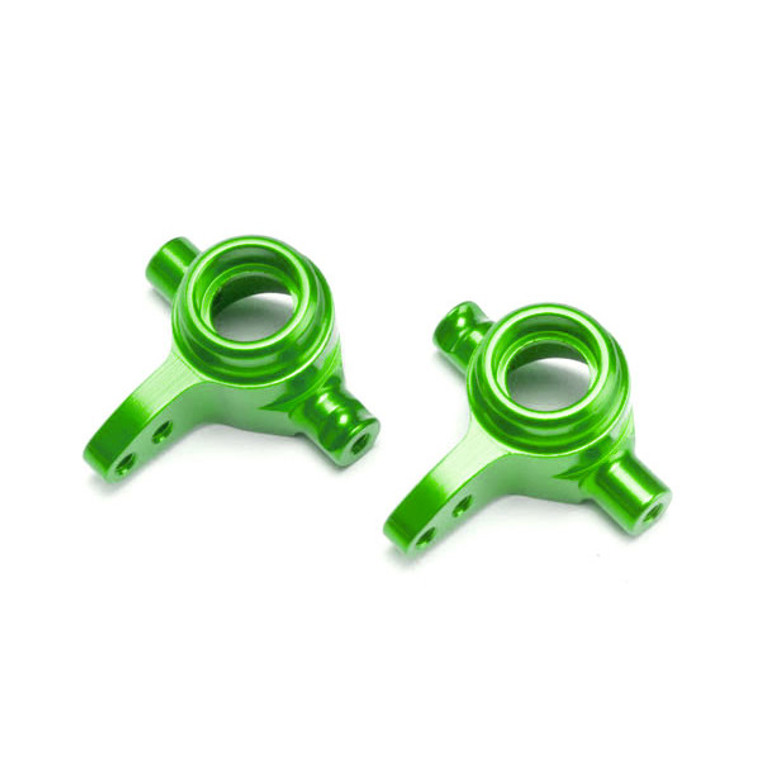 Steering Blocks, 4x4, Aluminum: GREEN