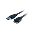 Standard Series USB 3.0 USB-A Male to Micro USB-B Male Cable 6ft