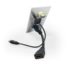 HDMI, VGA, 3.5mm Audio Pass Through Single Gang Wall Plate with Pigtails, Keystone Blank - Aluminum