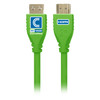 MicroFlex™ Pro AV/IT Integrator Series™ Certified  4K60 18G High Speed HDMI Cable with ProGrip Green 3ft