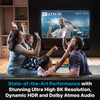 State-of-the-Art Performance with Stunning Ultra High 8K Resolution, Dynamic HDR and Dolby Atmos Audio