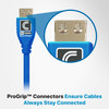 MicroFlex™ Pro AV/IT Integrator Series™ Certified Ultra High Speed 8K 48G HDMI Cable with ProGrip™ Cool Blue 6ft