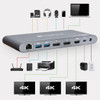 VersaDock™ USB-C 4K Triple Display Laptop Docking Station with HDMI (1) and DP (2)