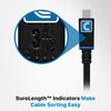 SureLength™ Indicators Make USB-C Cable Sorting Easy