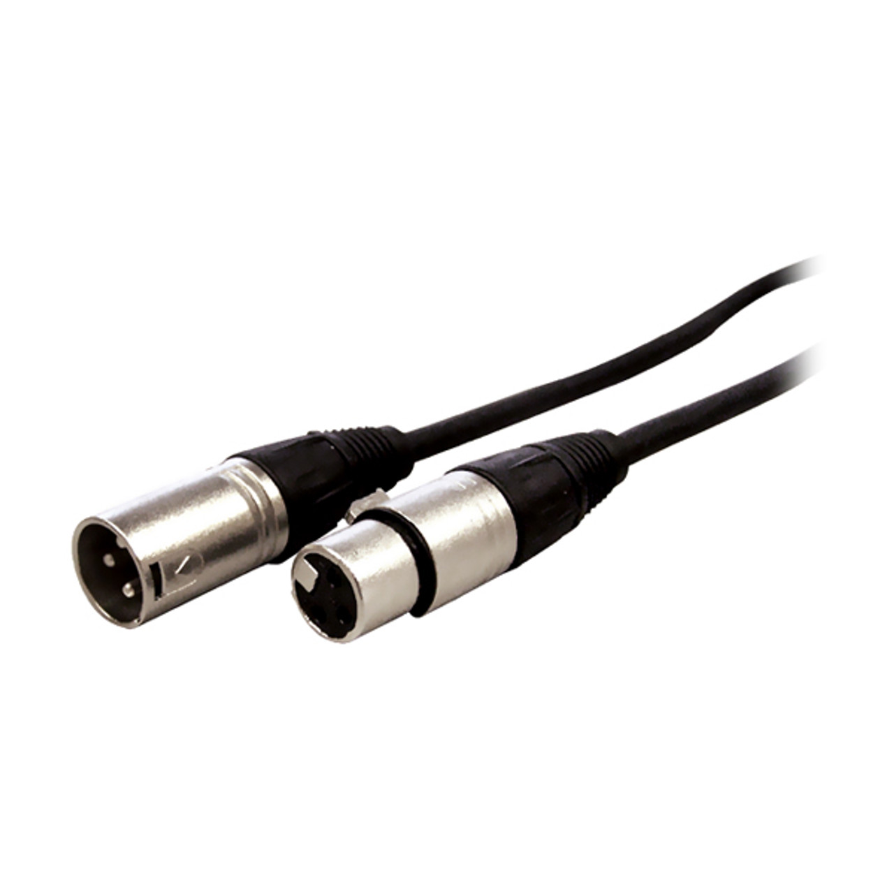  Plugger 10m Black XLR 3-Pin Cable - Male to Female : Musical  Instruments
