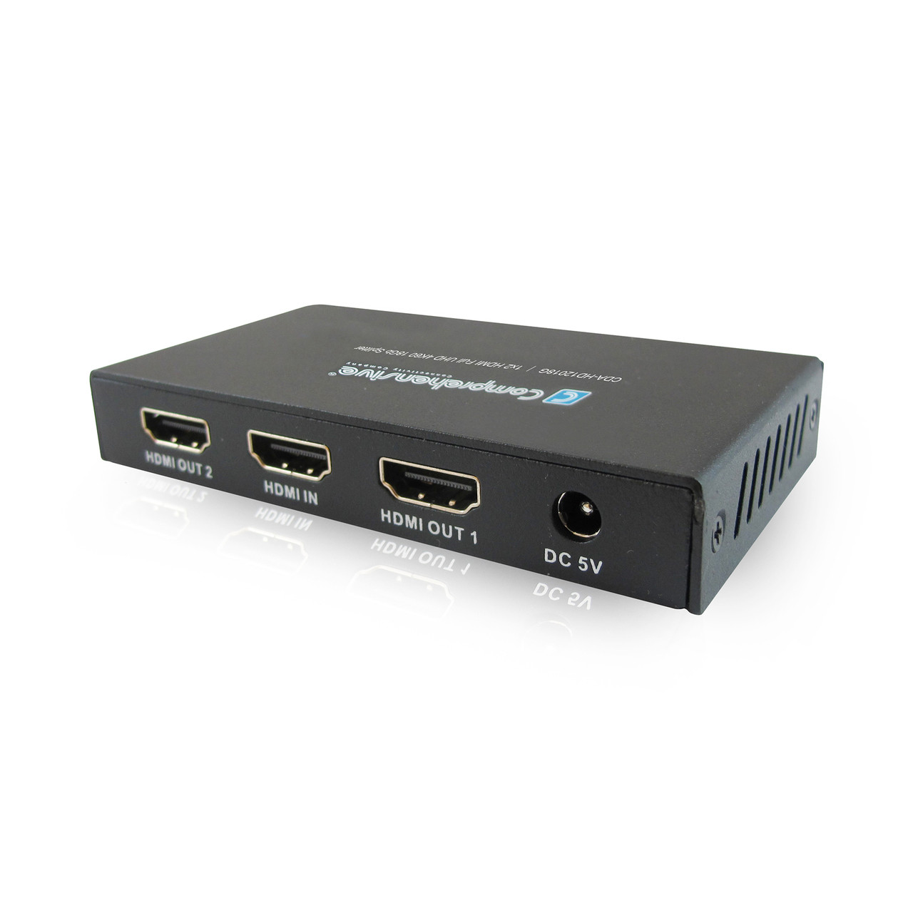 1x2 HDMI Full UHD 4K60 18Gb Distribution Amplifier Splitter (YUV:444)