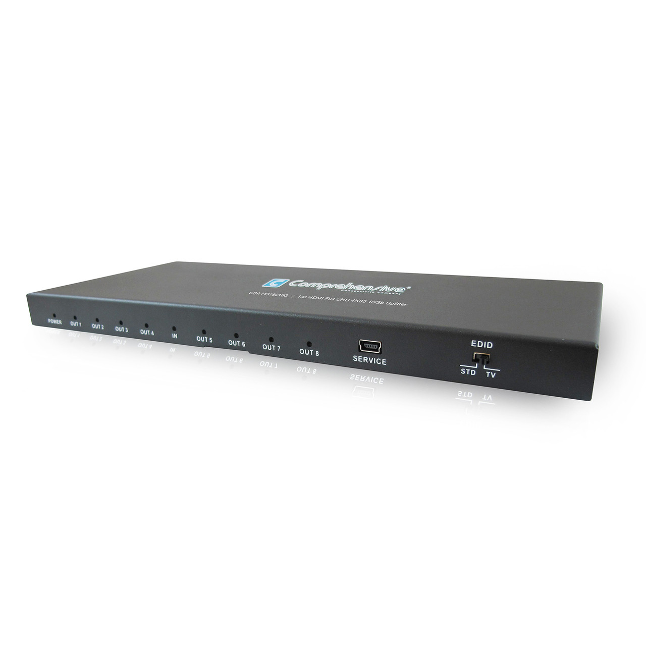 1x24 4K UHD HDMI Splitter/Distribution Amplifier w/ Downscaling