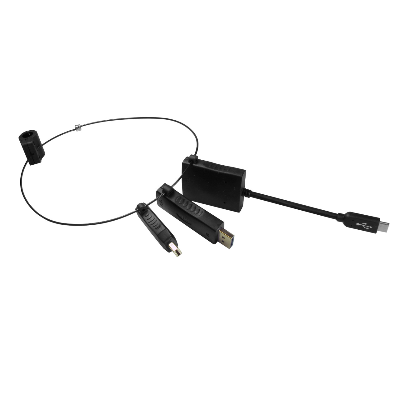 Adapter Ring with (3) Adapters: Mini-DisplayPort (M) to HDMI (F) Adapter, DisplayPort (M) to HDMI