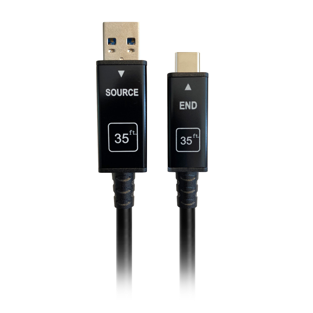 Pro AV/IT Integrator Series™ 10G (3.2 Gen 2) USB-A Male to USB-C Male AOC  Active Plenum Cable 25ft