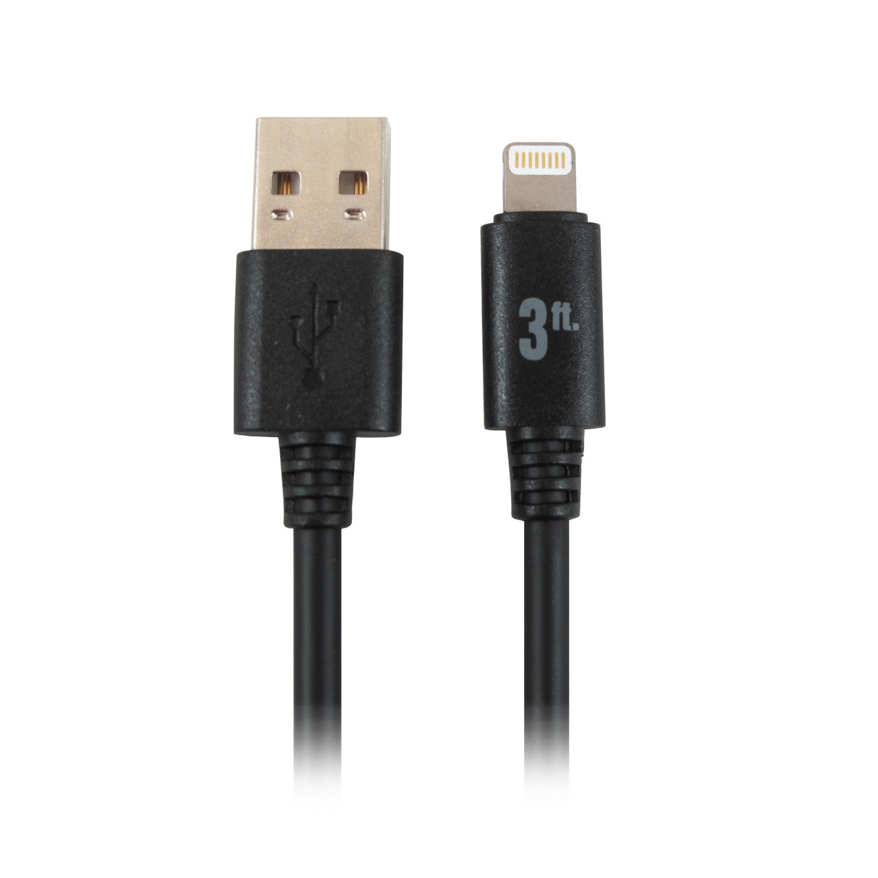 Pro AV/IT Integrator Series™ Lightning Male to USB A Male Cable Black 3ft