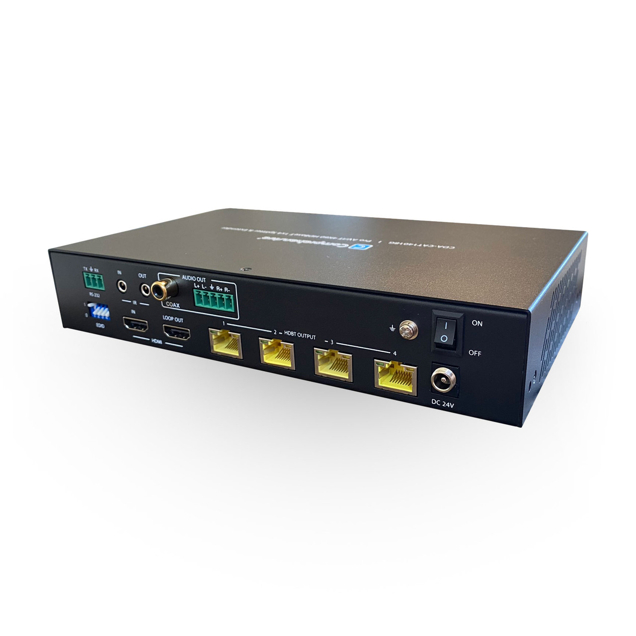 Mange tro Dam Pro AV/IT 4K UHD HDMI to HDBaseT™ 1x4 Distribution Amplifier up to 492ft