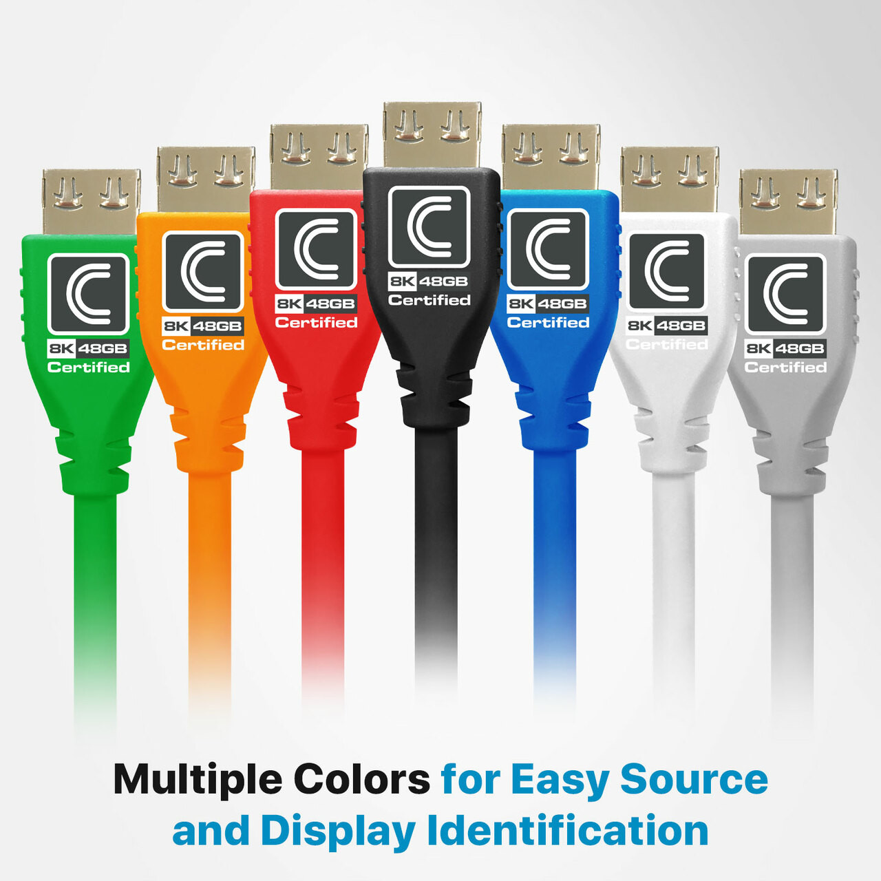 Comprehensive MicroFlex™ 8K HDMI Cable Black 6ft