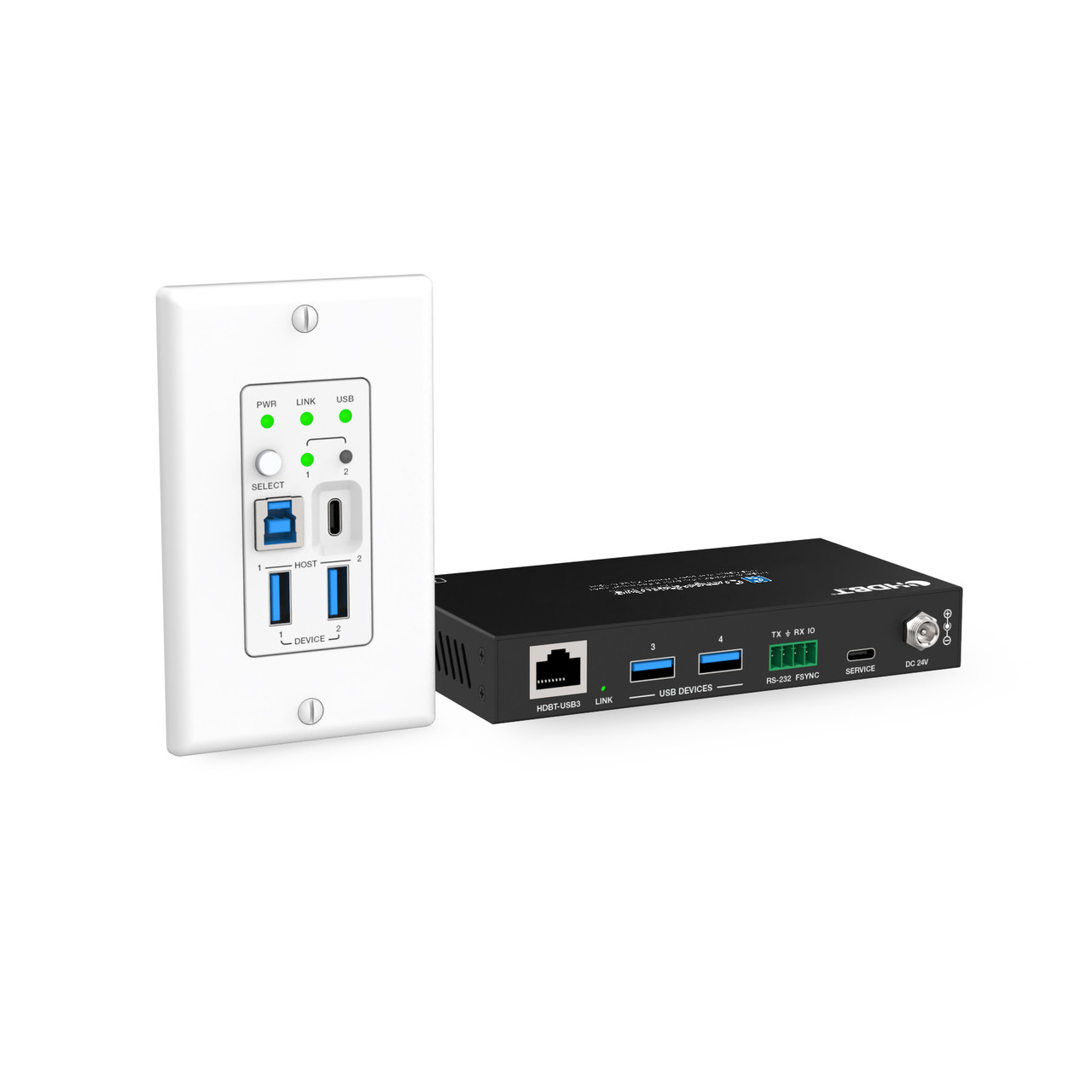 Pro AV/IT Integrator Series™ 6Port SuperSpeed 5Gbps Wall Plate USB