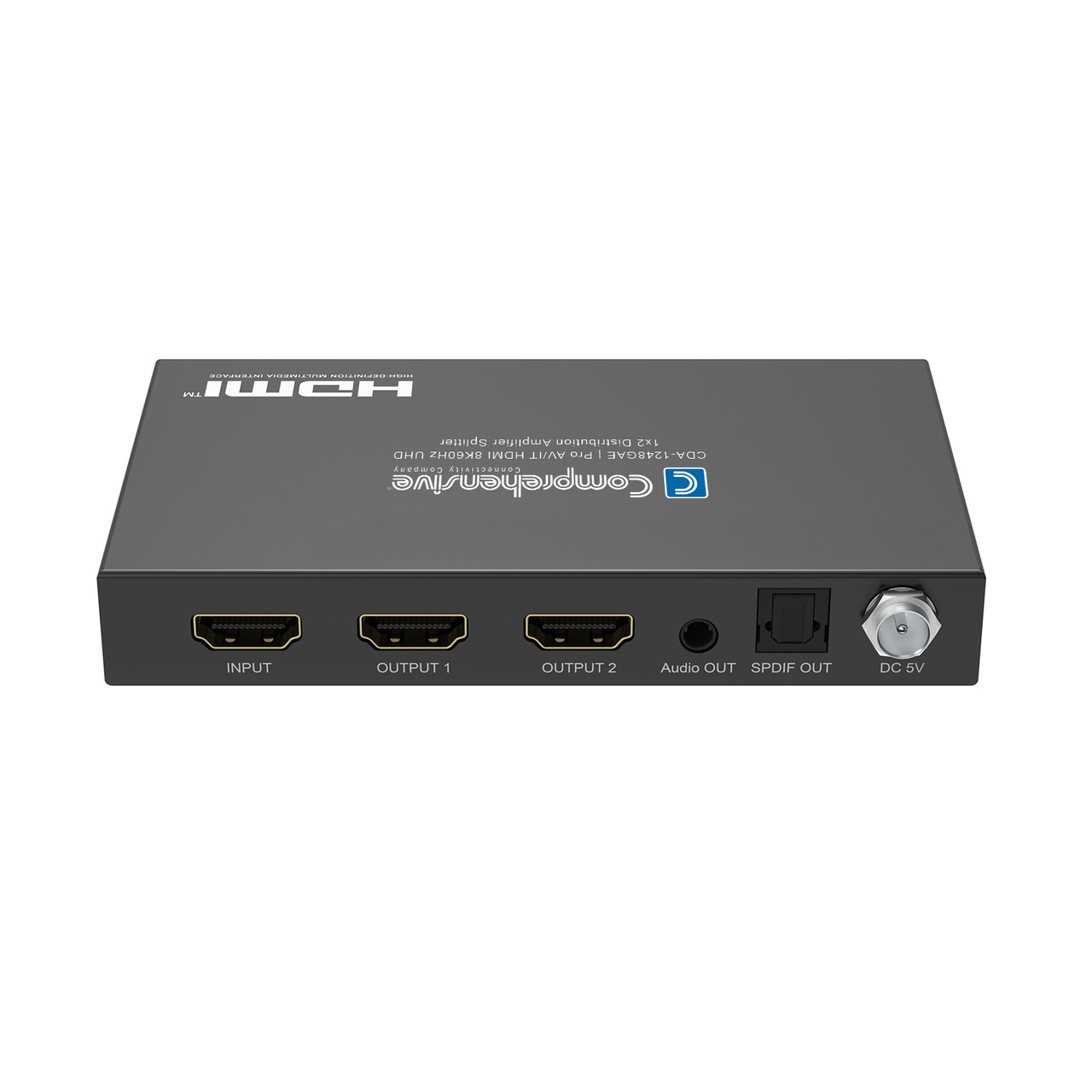 Pro AV/IT HDMI 8K60Hz UHD 1x2 Distribution Amplifier Splitter with
