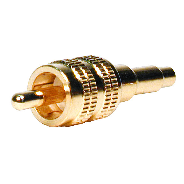 True 75 Ohm RCA Male Plug for 26AWG Mini Coax