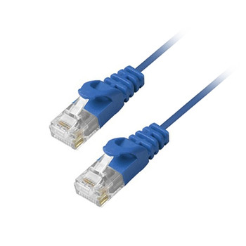MicroFlex™ Pro AV/IT Integrator Series™ CAT6 Snagless Patch Cable Blue 1ft