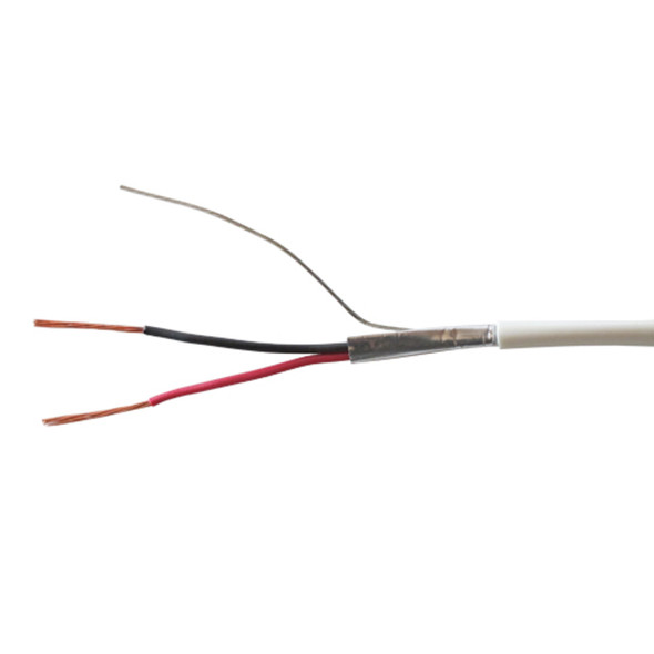Premium 2 conductor Flexible Plenum Audio Cable Natural 1000ft.