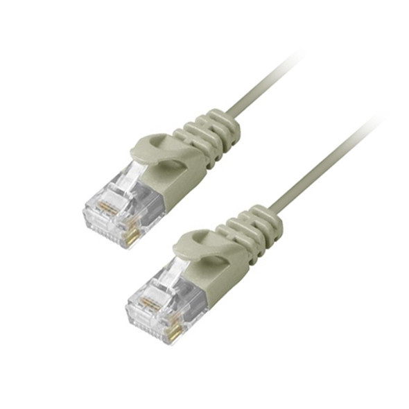 MicroFlex™ Pro AV/IT Integrator Series™ CAT6 Snagless Patch Cable Gray 14ft