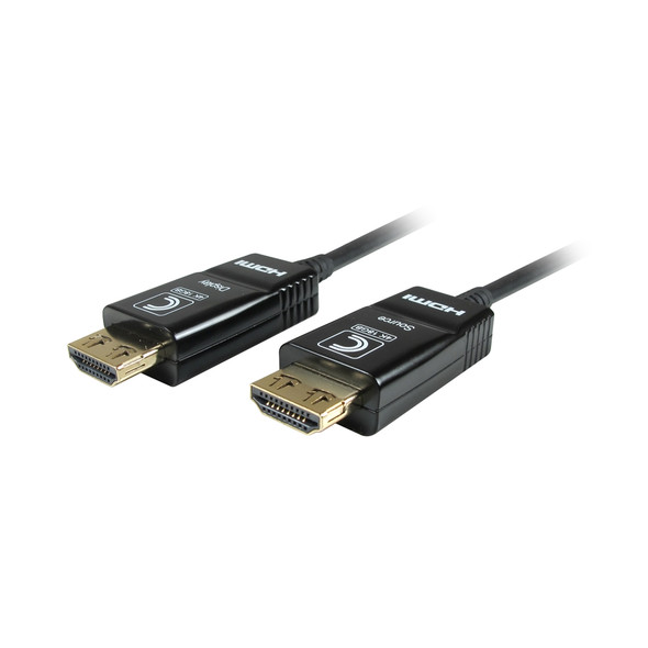 Comprehensive Active Optical Plenum 4k HDMI Cable Black 75ft
