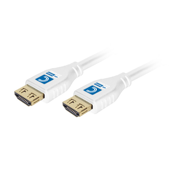 MicroFlex™ Pro AV/IT Integrator Series™ Certified Active 4K60 18G High Speed Active HDMI Cable with ProGrip™ White 12ft