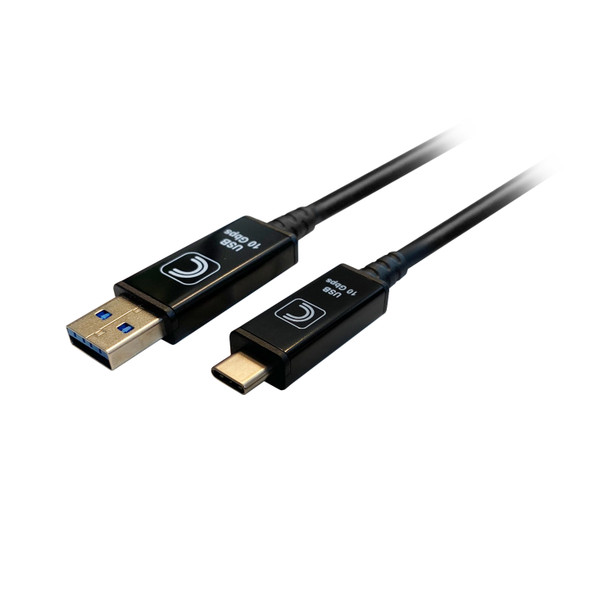 Pro AV/IT Integrator Series™ 10G (3.2 Gen 2) AOC Active Plenum USB-A to USB-C Cable 35ft - TAA Compliant