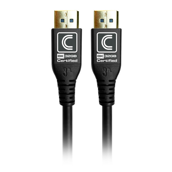 Pro AV/IT Integrator Series™ Certified DisplayPort 1.4  8K Cable with ProGrip™ 15ft