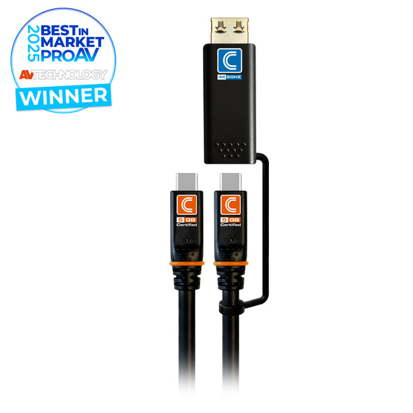 Pro AV/IT Integrator Series™ Transformer™ USB-C to USB-C or 4K HDMI Cable 6ft