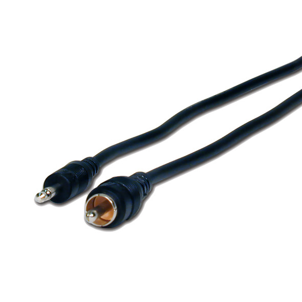  TNP Products Subwoofer S/PDIF Audio Digital Coaxial RCA  Composite Video Cable (3 Feet) - Gold Plated Dual Shielded RCA to RCA Male  Connectors - Black : Electronics