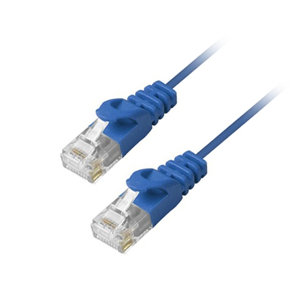 MicroFlex™ Pro AV/IT Integrator Series™ CAT6 Snagless Patch Cable Blue 1ft