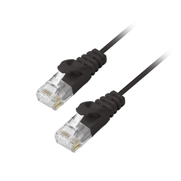 MicroFlex™ Pro AV/IT Integrator Series™ CAT6 Snagless Patch Cable Black 3ft