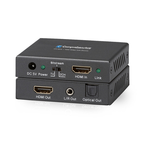 HDMI 4K (18Gbps) Audio Extractor with HDCP 2.2, Dolby Atmos, and DTS-HD Master Audio