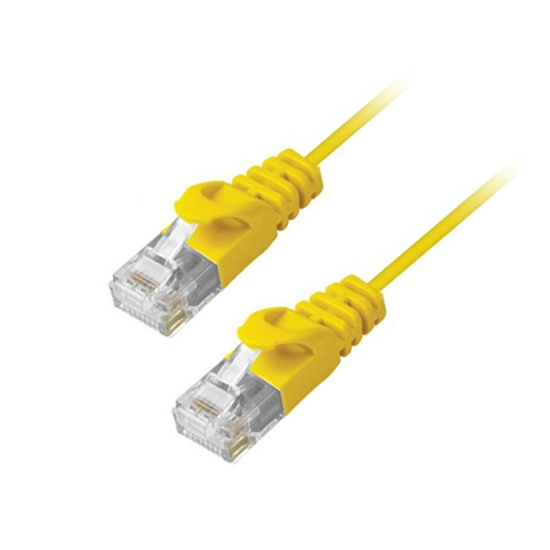 MicroFlex™ Pro AV/IT Integrator Series™ CAT6 Snagless Patch Cable Yellow 7ft