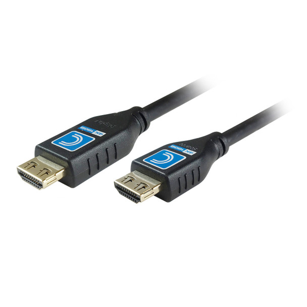 MicroFlex™ Pro AV/IT Integrator Series™ Certified Active 4K60 18G Extended Length HDMI Cables with ProGrip™, CL3, Jet Black 25ft