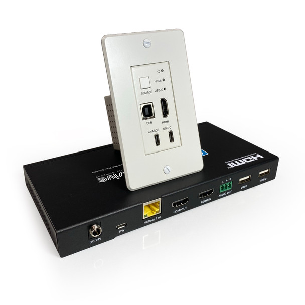 Pro AV/IT HDBaseT 4K60 HDMI, USB-C, USB 2.0, Audio over CATx