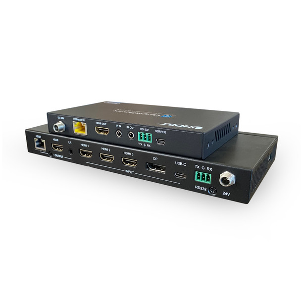 Pro AV/IT Integrator Series™ 5x2 Seamless Presentation Switcher with Multi-Viewer & HDBT Extension up to 230ft