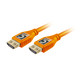 MicroFlex™ Pro AV/IT Integrator Series™ Certified Ultra High Speed 8K 48G HDMI Cable with ProGrip™ Orange 9ft