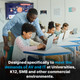 Designed specifically to meet the demands of AV and IT at Universities, Colleges, K12, Enterprise and Small to Medium Business (SMB) and other commercial environments.