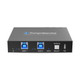 Pro AV/IT Integrator Series™ 2x1 USB 3.2 10Gbps Hub Auto Switcher with RS232 Control - TAA Compliant