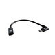 Right-Angle USB-C Male to USB-C Female Dongle Adapter/Converter