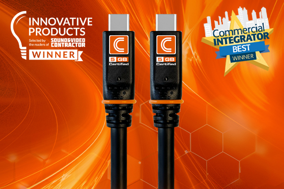 Award Winning Integrator Series USB-C 10G and 5G Cables