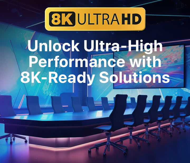 Unlock Ultra-High Performance with 8K-Ready Solutions