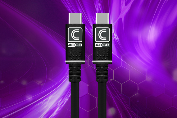 Pro AV/IT Integrator Series™ Certified Ultra-Flexible USB 4.0 40G USB-C to USB-C Male 8K AV and Data Cables up to 6ft