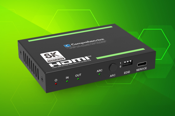Pro AV/IT Integrator Series™ HDMI 8K Audio De-Embedder with ARC, EDID Management, HDR+, Dolby Atmos