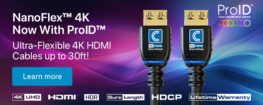 NanoFlex™ Pro AV/IT Integrator Series™ Certified 4K HDMI Cable