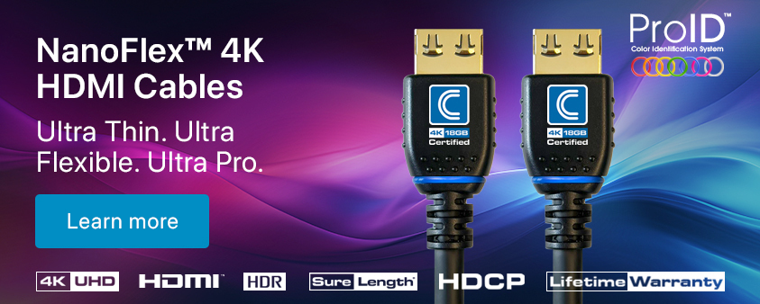 NanoFlex™ Pro AV/IT Integrator Series™ Certified 4K HDMI Cable