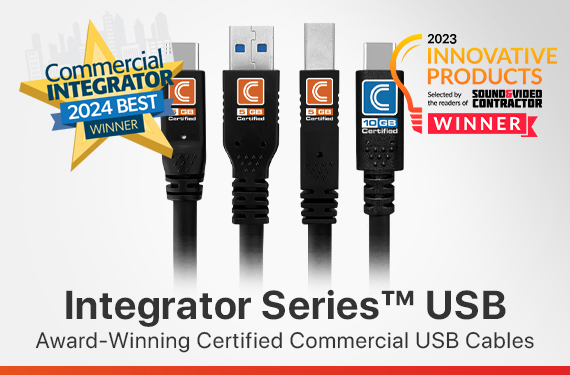 Pro AV/IT Integrator Series USB Cables